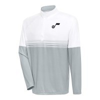 Кофта на короткой молнии Utah Jazz Antigua Bender - White/Gray