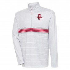 Кофта на короткой молнии Houston Rockets Antigua Bullseye - Heather Gray/Red
