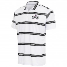 Поло LA Clippers Antigua Groove - White/Black