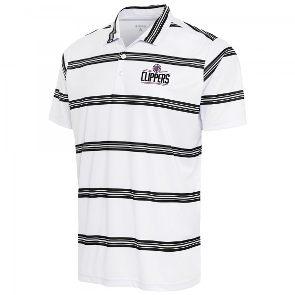 Поло LA Clippers Antigua Groove - White/Black