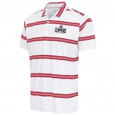 Поло LA Clippers Antigua Groove - White/Red