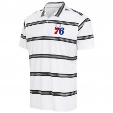 Поло Philadelphia 76ers Antigua Groove - White/Black