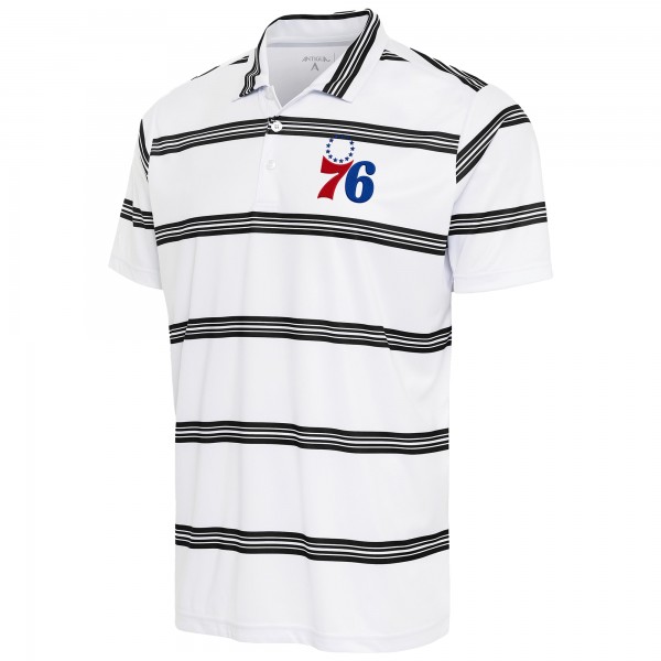Поло Philadelphia 76ers Antigua Groove - White/Black