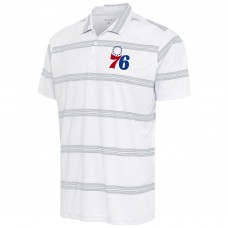 Поло Philadelphia 76ers Antigua Groove - White/Cream
