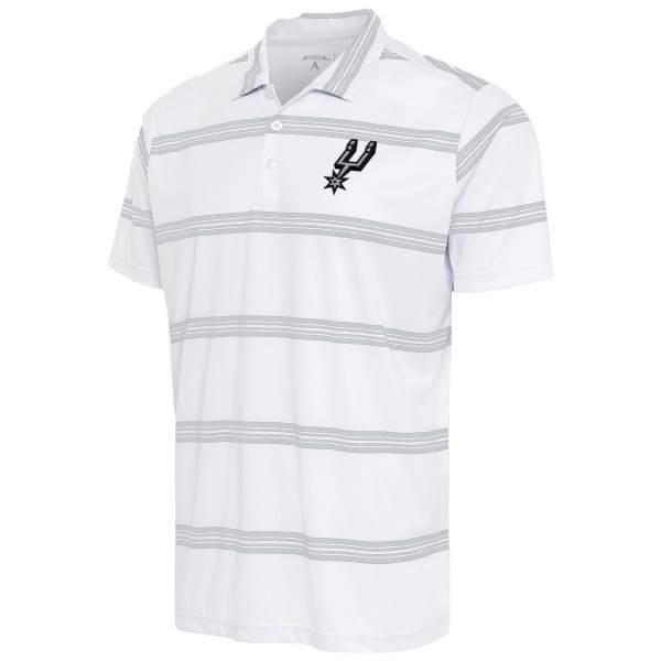 Поло San Antonio Spurs Antigua Groove - White/Silver