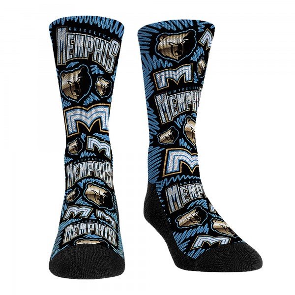 Три пары носков Memphis Grizzlies Rock Em 2022/23 City Edition