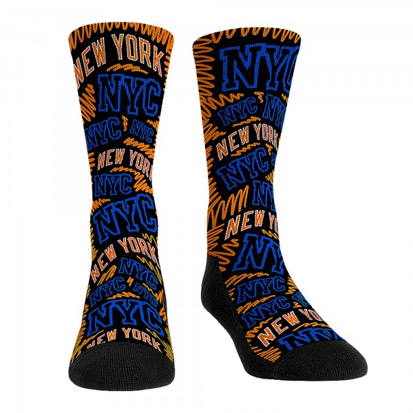 Три пары носков New York Knicks Rock Em 2022/23 City Edition