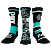 Три пары носков Portland Trail Blazers Rock Em 2022/23 City Edition