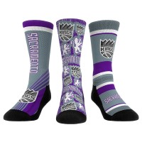 Три пары носков Sacramento Kings Rock Em 2022/23 City Edition