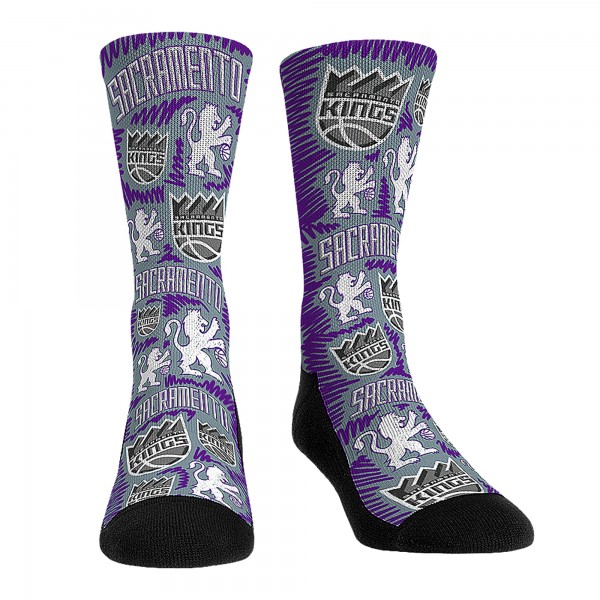Три пары носков Sacramento Kings Rock Em 2022/23 City Edition