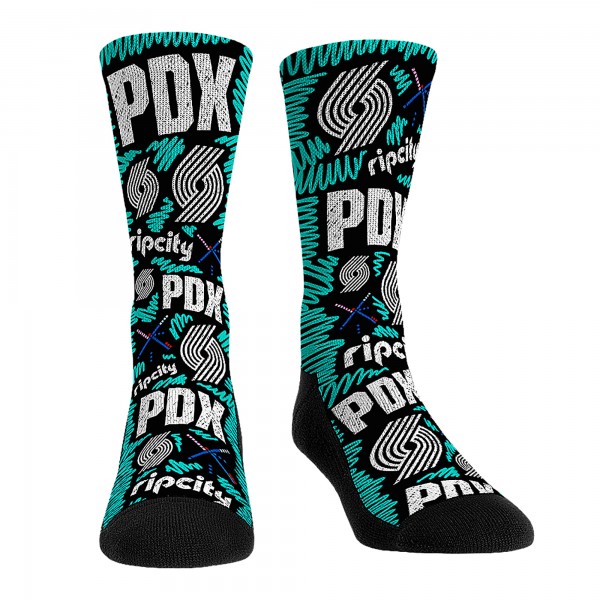 Три пары носков Portland Trail Blazers Rock Em Youth 2022/23 City Edition