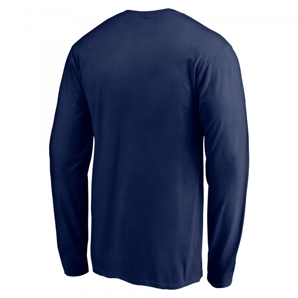 New York Yankees Navy Official Team Logo Long Sleeve T-Shirt