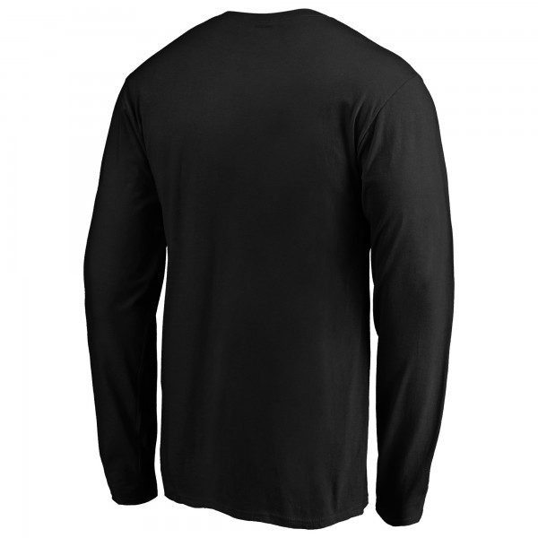 Golden State Warriors Black Primary Team Logo Long Sleeve T-Shirt