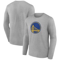 Футболка с длинным рукавом Golden State Warriors Gray Primary Team Logo