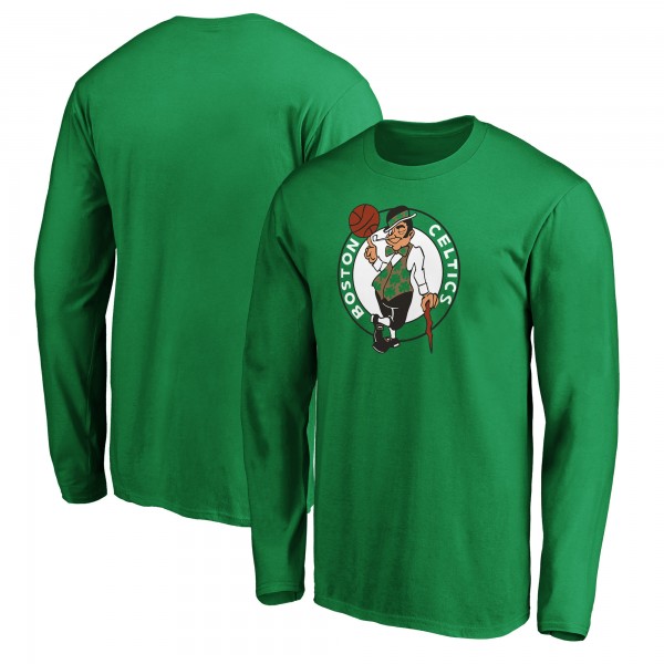 Футболка с длинным рукавом Boston Celtics Primary Team Logo - Kelly Green