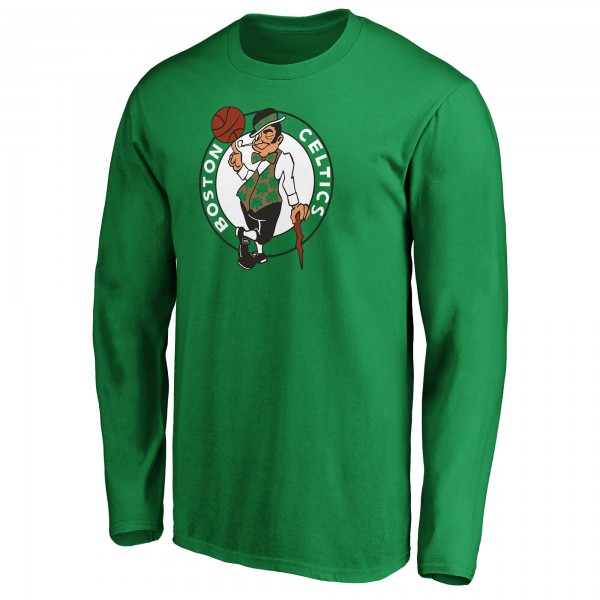 Футболка с длинным рукавом Boston Celtics Primary Team Logo - Kelly Green