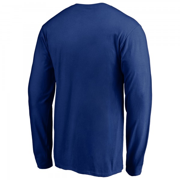 New York Knicks Blue Primary Team Logo Long Sleeve T-Shirt