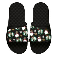 Шлепки Boston Celtics ISlide Youth Holiday Pattern - Black