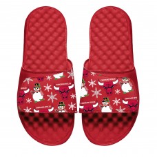Шлепки Chicago Bulls ISlide Youth Holiday Pattern - Red
