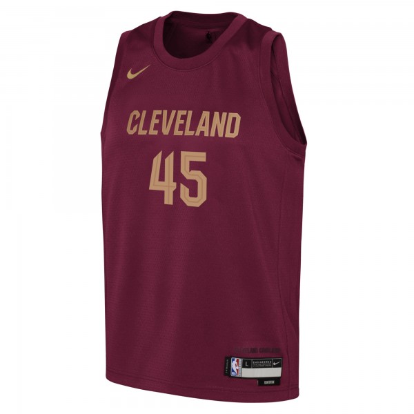 Игровая форма  Donovan Mitchell Cleveland Cavaliers Nike Youth 2022/23 Swingman - Icon Edition - Wine