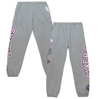 Спортивные штаны Philadelphia 76ers Mitchell & Ness Team Origins Fleece - Heather Gray