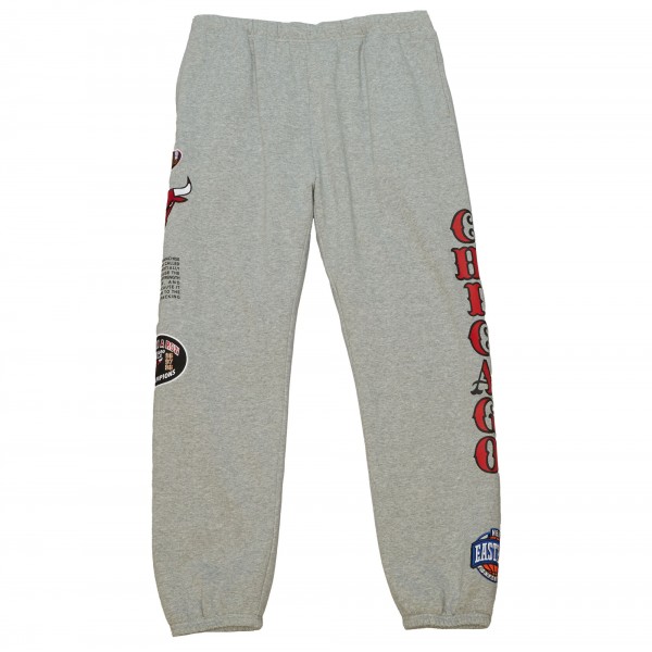 Спортивные штаны Chicago Bulls Mitchell & Ness Team Origins Fleece - Heather Gray