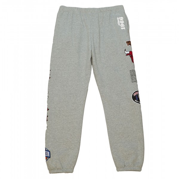 Спортивные штаны Chicago Bulls Mitchell & Ness Team Origins Fleece - Heather Gray