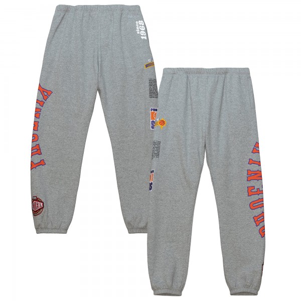 Спортивные штаны Phoenix Suns Mitchell & Ness Team Origins Fleece - Heather Gray