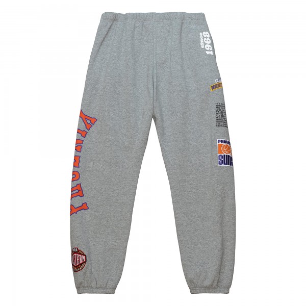 Спортивные штаны Phoenix Suns Mitchell & Ness Team Origins Fleece - Heather Gray