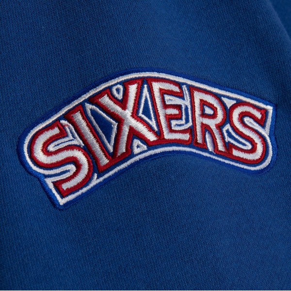 Толстовка Philadelphia 76ers Mitchell & Ness Team Origins Fleece - Royal