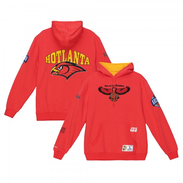Толстовка Atlanta Hawks Mitchell & Ness Team Origins Fleece - Red