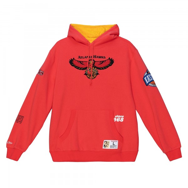 Толстовка Atlanta Hawks Mitchell & Ness Team Origins Fleece - Red