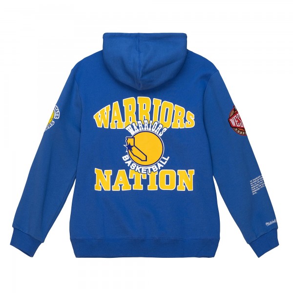 Толстовка Golden State Warriors Mitchell & Ness Team Origins Fleece - Royal
