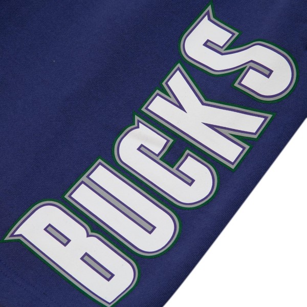 Шорты Milwaukee Bucks Mitchell & Ness Team Origins Fleece - Purple