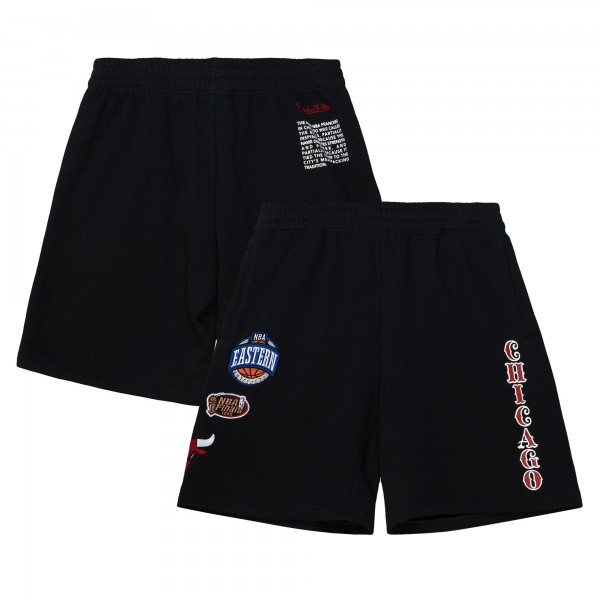 Шорты Chicago Bulls Mitchell & Ness Team Origins Fleece - Black