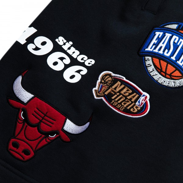 Шорты Chicago Bulls Mitchell & Ness Team Origins Fleece - Black