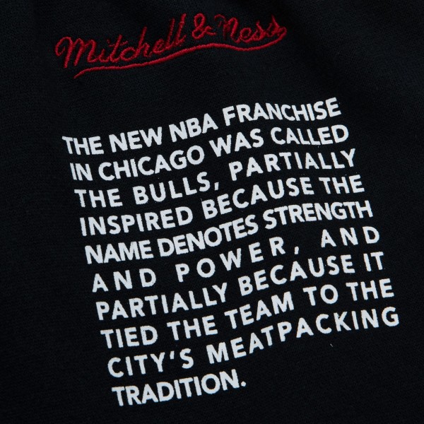 Шорты Chicago Bulls Mitchell & Ness Team Origins Fleece - Black