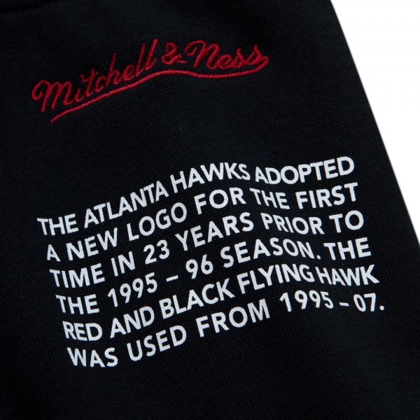 Шорты Atlanta Hawks Mitchell & Ness Team Origins Fleece - Black