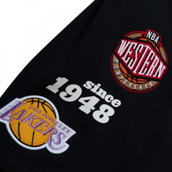Шорты Los Angeles Lakers Mitchell & Ness Team Origins Fleece - Black