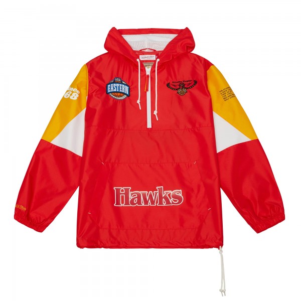Куртка на короткой молнии Atlanta Hawks Mitchell & Ness Team Origins - Red
