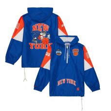 Куртка на короткой молнии New York Knicks Mitchell & Ness Team Origins - Royal