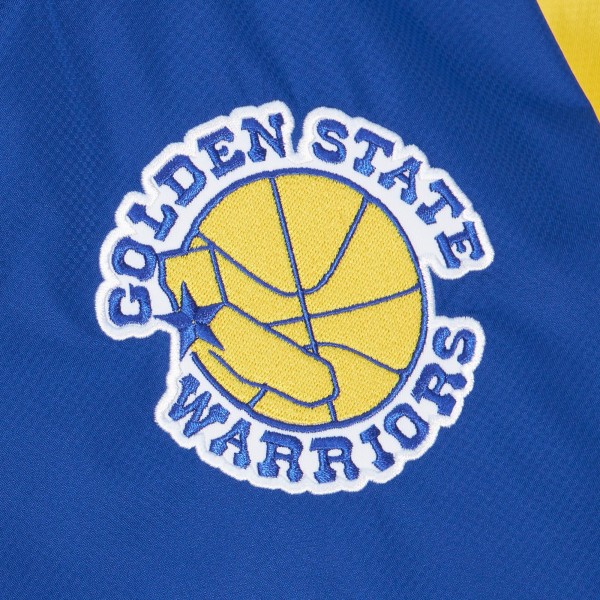 Куртка на короткой молнии Golden State Warriors Mitchell & Ness Team Origins - Royal