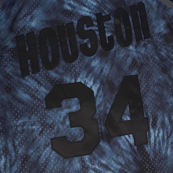 Игровая форма  Hakeem Olajuwon Houston Rockets Mitchell & Ness Hardwood Classics 1993-94 Tie-Dye Swingman - Black