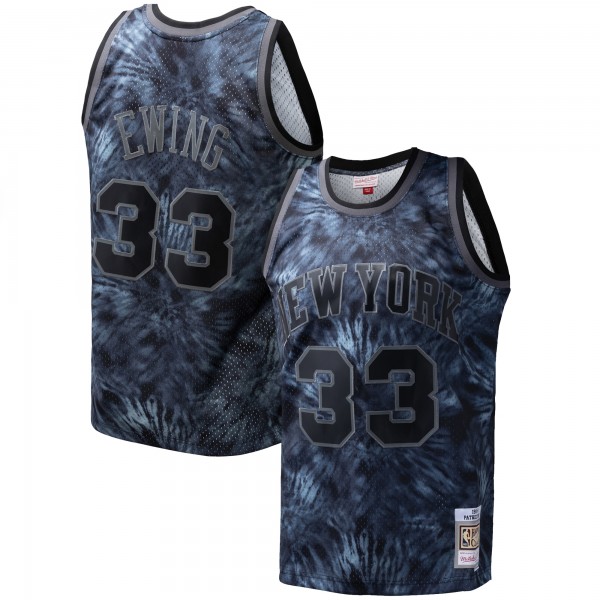Игровая форма  Patrick Ewing New York Knicks Mitchell & Ness Hardwood Classics 1991-92 Tie-Dye Swingman - Black