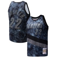 Игровая форма  Clyde Drexler Portland Trail Blazers Mitchell & Ness Hardwood Classics 1991/92 Tie-Dye Swingman - Black