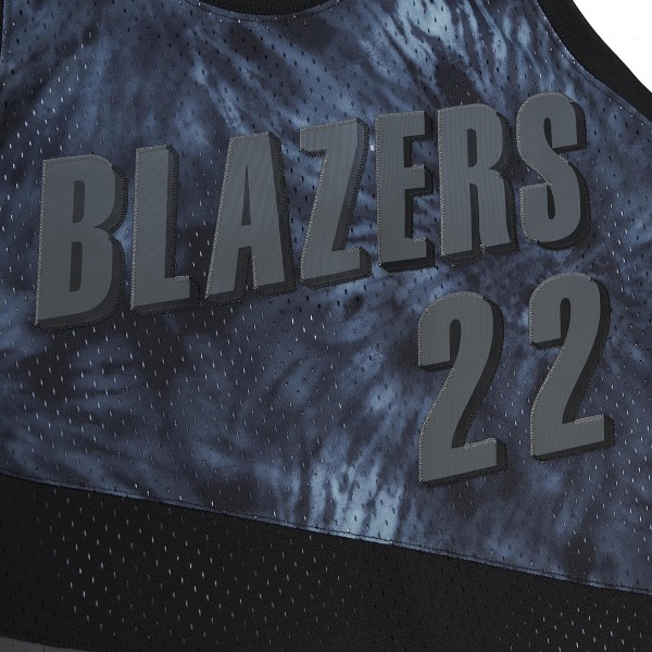 Игровая форма  Clyde Drexler Portland Trail Blazers Mitchell & Ness Hardwood Classics 1991/92 Tie-Dye Swingman - Black