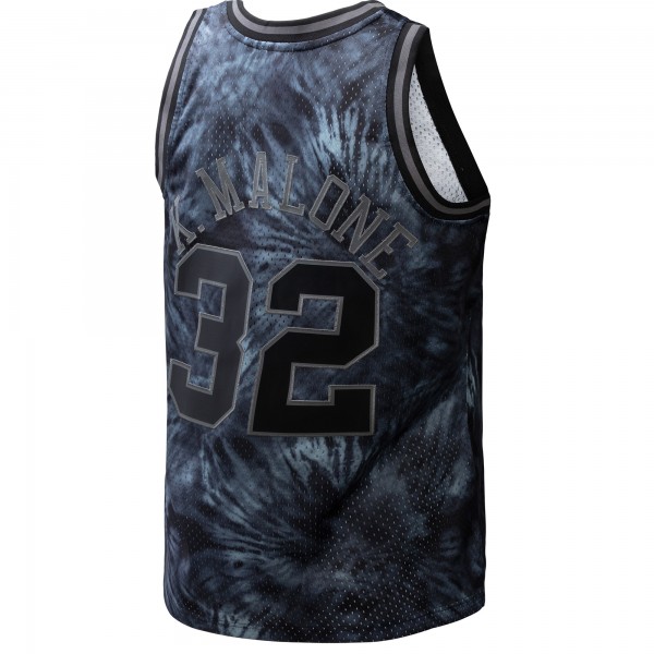 Игровая форма  Karl Malone Utah Jazz Mitchell & Ness Hardwood Classics 1991/92 Tie-Dye Swingman - Black