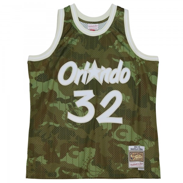 Игровая форма  Shaquille ONeal Orlando Magic Mitchell & Ness Hardwood Classics 1994/95 Ghost Green Swingman - Camo