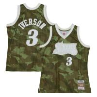 Игровая форма  Allen Iverson Philadelphia 76ers Mitchell & Ness Hardwood Classics 1997-98 Ghost Green Swingman - Camo