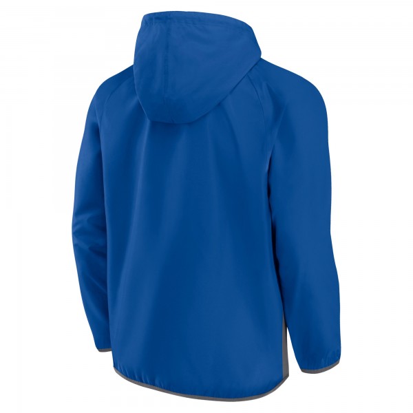 Куртка Philadelphia 76ers Anorak Flagrant Foul Color-Block Raglan - Royal/Gray